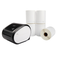 123ink etikettskrivare LW650XL PRO + 5 rullar breda adressetiketter  302433