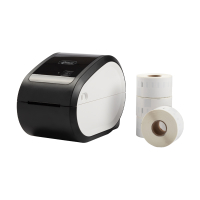 23ink etikettskrivare LW650 + 4 rullar breda adressetiketter