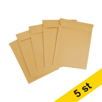 123inkt Bubbelpåse papper självhäftande | 120 x 175mm | 5st  390014