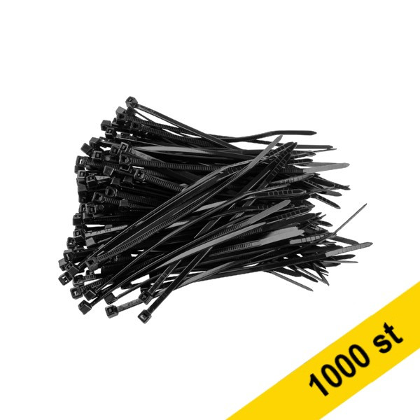 Buntband 100 x 2,5mm | svart 1.000st 302218 - 1