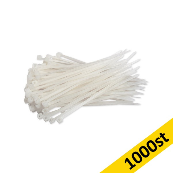 Buntband 100 x 2,5mm | vit 1.000st⭐ 302426 - 1