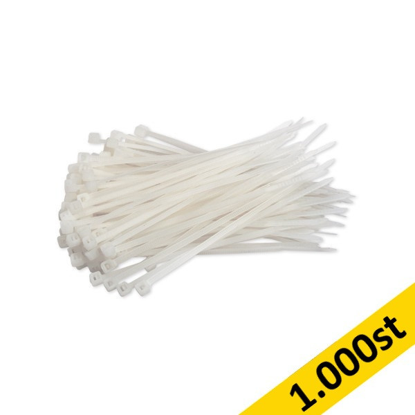 Buntband 100 x 2,5mm | vit 1.000st⭐ 302426 - 1