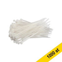 Buntband 100 x 2,5mm | vit 1.000st 302426