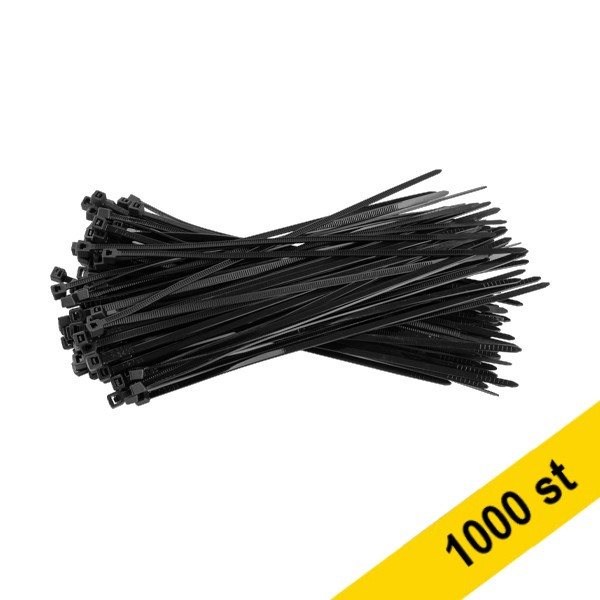 Buntband 200 x 3,6mm | svart 1.000st 302219 - 1