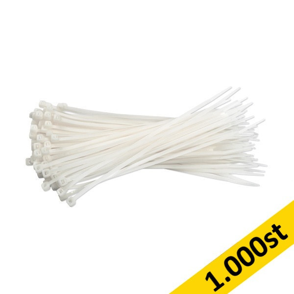 Buntband 200 x 3,6mm | vit 1.000st 302428 - 1