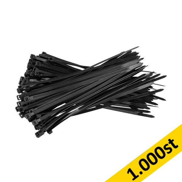 Buntband 200 x 4,8mm | svart 1.000st⭐ 302220 - 1