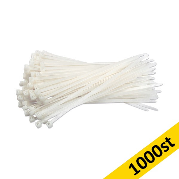 Buntband 200 x 4,8mm | vit 1.000st 302430 - 1