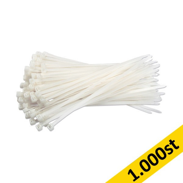 Buntband 200 x 4,8mm | vit 1.000st 302430 - 1