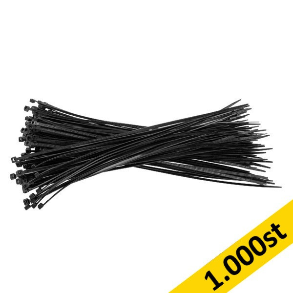 Buntband 300 x 3,6mm | svart 1.000st⭐ 302221 - 1