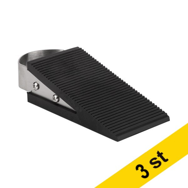123inkt Dörrstopp kil | svart | 3st  247491 - 1