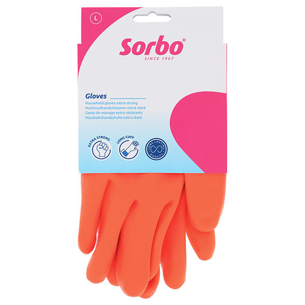 Diskhandskar L (9) 1 par | orange SSO04024 - 1