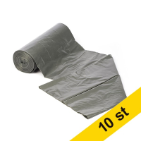 123inkt Sopsäck 110L grå | 15st x10  404154