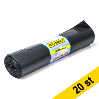 Sopsäck 60L svart | 20st x20