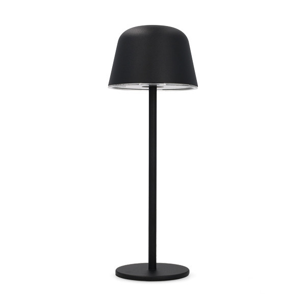 Bordslampa uppladdningsbar dimbar 30cm | Atlanta | 2700-4000K | IP54 | svart LDR08852 - 1