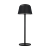 Bordslampa uppladdningsbar dimbar 30cm | Atlanta | 2700-4000K | IP54 | svart LDR08852 - 1
