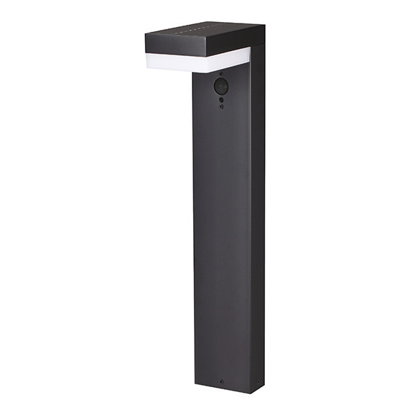 Trädgårdsbelysning solcell 50cm | Rörelse- & skymningssensor | Bologna | 3000K | IP44 | svart LDR08733 - 1