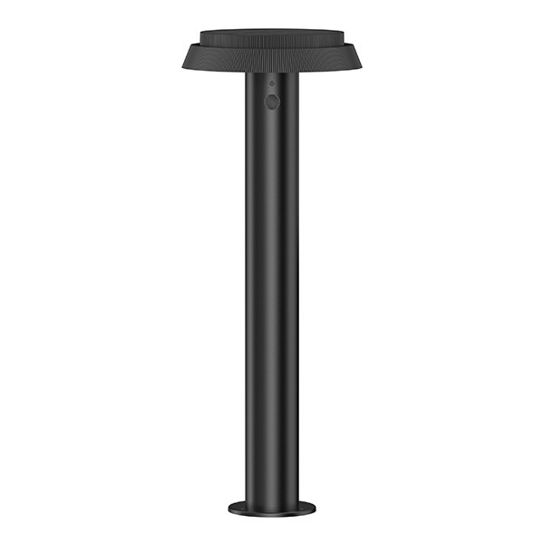 Trädgårdsbelysning solcell 50cm | Rörelse- & skymningssensor | Palermo | 3000K | IP44 | svart LDR08735 - 1