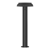 Trädgårdsbelysning solcell 50cm | Rörelse- & skymningssensor | Palermo | 3000K | IP44 | svart LDR08735 - 1