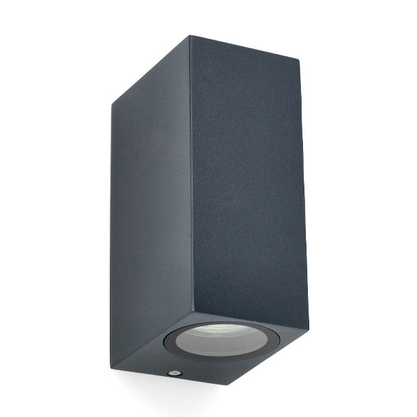 Vägglampa 2xGU10 | San Fransisco Up & Down | IP44 | antracit LDR08842 - 1
