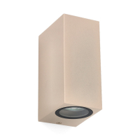 Vägglampa 2xGU10 | San Fransisco Up & Down | IP44 | sandfärgad LDR08844