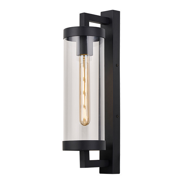 Vägglampa E27 | Miami | IP44 | svart LDR08857 - 1