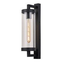 Vägglampa E27 | Miami | IP44 | svart LDR08857