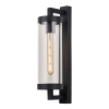 Vägglampa E27 | Miami | IP44 | svart LDR08857 - 1