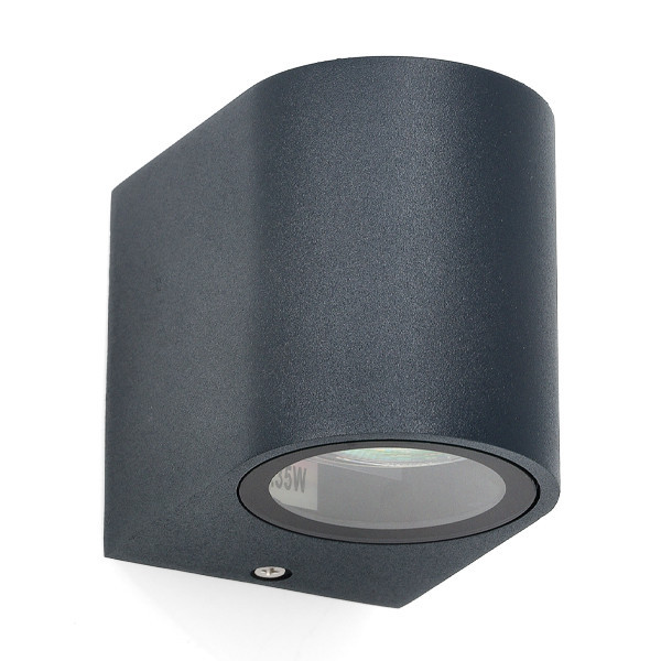 Vägglampa GU10 | Sacramento | IP44 | antracit LDR08836 - 1