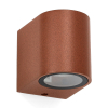Vägglampa GU10 | Sacramento | IP44 | rostfärgad LDR08837 - 1