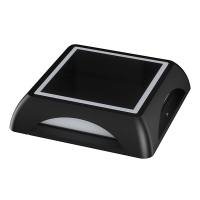 Vägglampa solcell | Bari fyrkant | 3000K | IP65 | svart LDR08729