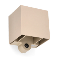 Vägglampa uppladdningsbar med skymningssensor | Amarillo Up & Down | IP54 | sandfärgad LDR08854