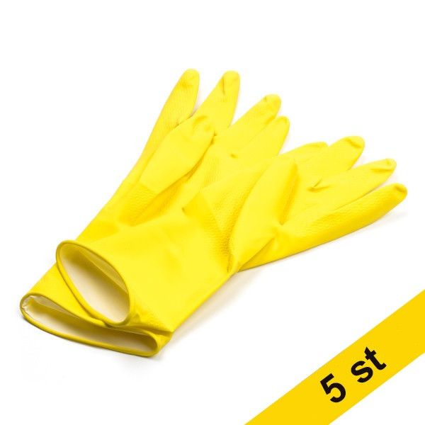 Diskhandskar M (8) 5 par | rosa/gul⭐ SDR06168 - 1