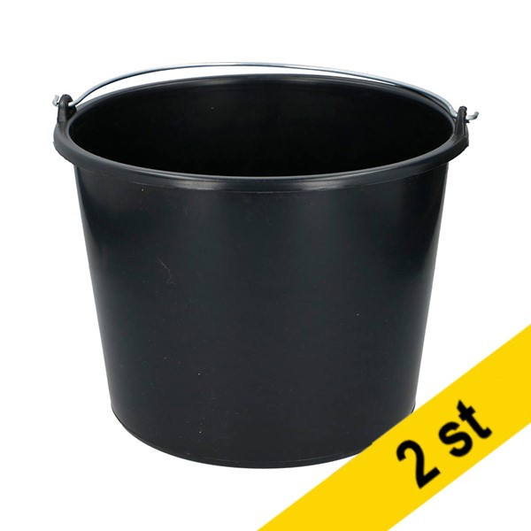 Plasthink 12L | svart | 2st⭐ SDR06175 - 1