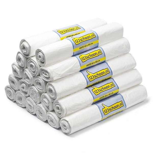 Soppåse 35L | vit | 500st SDR00422 - 1
