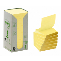 > Post-it lappar 76mm x 76mm | 3M Recycled Z-Notes | gul | 100 ark | 16st SE001441