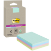 [] Post-it lappar 102mm x 152mm | 3M Recycled | linjerade blandade färger | 45 ark | 4st SE001456 - 1