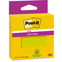 [] Post-it lappar 76mm x 76mm | 3M Super Sticky | grön | 90 ark | 1st SE001462