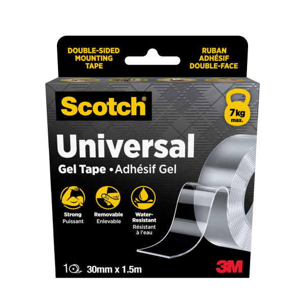 | Nanotejp dubbelhäftande 30mm x 1,5m | transparent | 3M Scotch SE001472 - 1