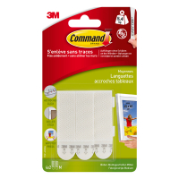 3M Command Självhäftande fotoramsremsor medium vita | 4st 17201C 214549