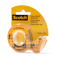 3M Dubbelsidig tejp 12mm x 6.3m + dispenser | 3M Scotch 665 665126 201426