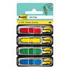 3M Index 11,9mm x 43,2mm | 3M Post-it | 4 färger | 24st | 4st 684ARR3 201358