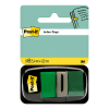 Indexflik 25,4mm x 43,2mm | 3M Post-it | grön | 50st