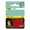 Indexflik 25,4mm x 43,2mm | 3M Post-it | röd | 50st