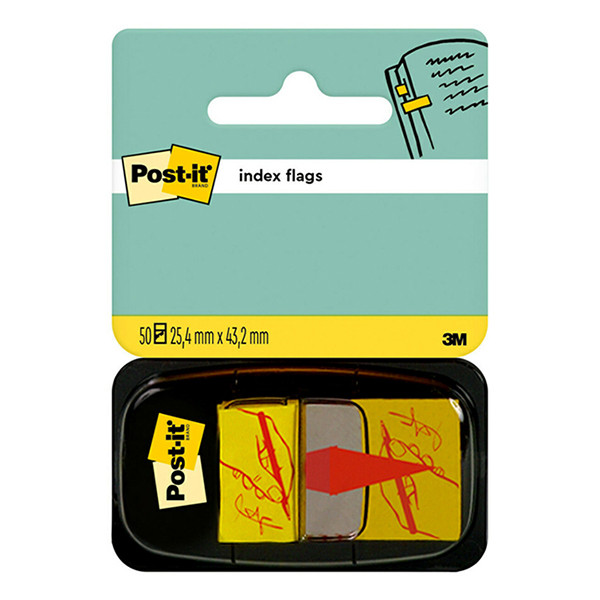 3M Indexflik 43,2mm x 11,9mm | 3M Post-it | med teckensymbol | 50st 68031 201362 - 1
