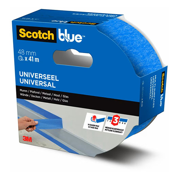 Maskeringstejp för flera ytor 48mm x 41m | 3M ScotchBlue 280050 - 1