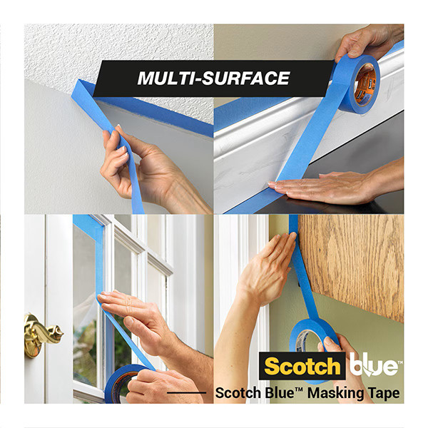 Maskeringstejp för flera ytor 48mm x 41m | 3M ScotchBlue 280050 - 3