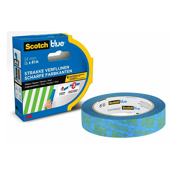 Maskeringstejp för raka linjer 24mm x 41m | 3M ScotchBlue 280051 - 2