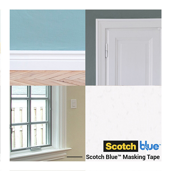 Maskeringstejp för raka linjer 24mm x 41m | 3M ScotchBlue 280051 - 3