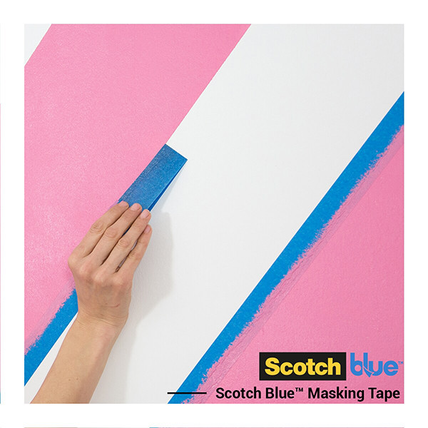 Maskeringstejp för raka linjer 36mm x 41m | 3M ScotchBlue 280052 - 7