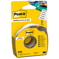 Post-it lappar 25mm x 17m | 3M | vit | rulle med dispenser SE001464